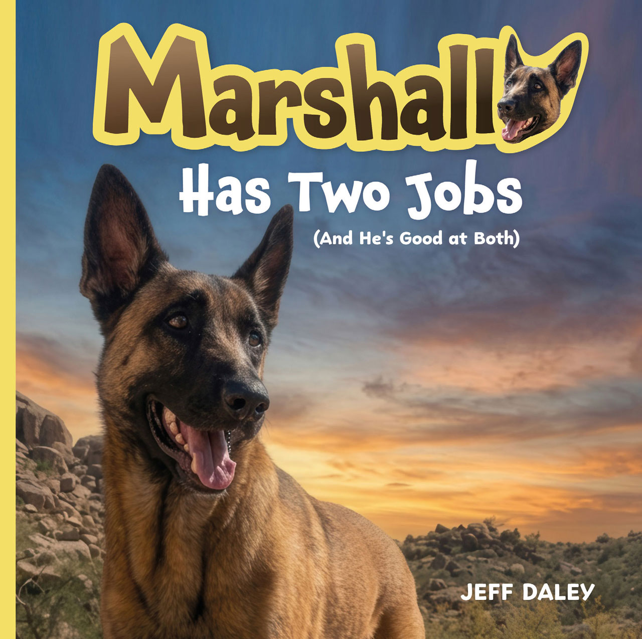 Marshall Has Two Jobs children’s book cover